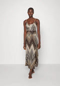 Summer dress with colourful patterns